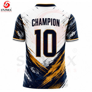 เสื้อฟุตบอลซับลิเมชั่นคุณภาพสูง ปรับแต่งชื่อทีมและหมายเลขได้ เสื้อฟุตบอลระบายอากาศดี ชุดกีฬา ขายส่งจากผู้ผลิต - Product Image 3