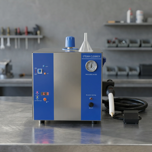 Limpiador a vapor de sobremesa con varilla flexible y pedal, nuevo modo ECO, pantalla LED, advertencia de bajo nivel de agua, caldera de 4L, presión de 6 bar - Product Image 1