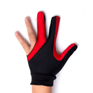 High <b>Snooker</b> Gloves Customized Logo 3 Fingers <b>Billiard</b> Gloves Non-Slip Windproof Breathable Waterproof Sports Gloves - Product Image 1