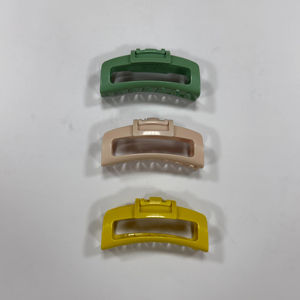 Nouveaux produits 2026 – Épingles à cheveux rectangulaires minimalistes – Accessoires élégants à finition mate pour femmes - Product Image 1