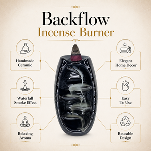 Handmade Ceramic Backflow <b>Incense</b> Burner Waterfall Smoke Cascade <b>Cone</b> Holder | Aromatherapy Relaxation Home Decor OEM Suppliers - Product Image 5