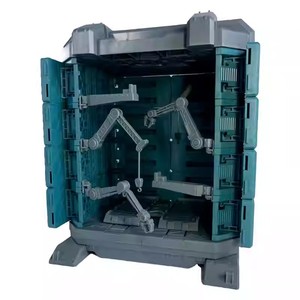 SJL-PD007 Mecha Hangar Dock <b>Display</b> <b>Case</b> <b>Model</b> Kit 1/144 1/100 Scale Modular Stackable Maintenance Bay Diorama Garage - Product Image 2