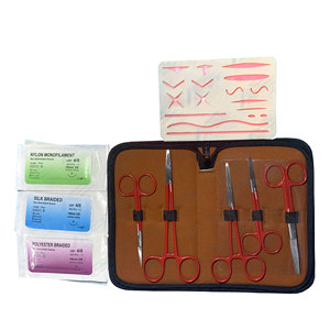 Kit complet d'entraînement à la suture pour étudiants en médecine, en acier inoxydable chirurgical, tout-en-un - Product Image 1