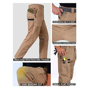 Ripstop <b>Waterproof</b> <b>Work</b> Cargo <b>Pants</b> with 7 Pockets Durable Tactical Hiking <b>Pants</b> for Outdoor <b>Work</b> Construction Travel Camping - Product Image 3