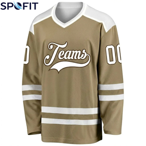 2026 Custom Sublimation Ice Hockey Jersey Professional Unisex Ice Hockey Jersey <b>Heat</b> Transfer Printing Custom Ice Hockey Jersey - Product Image 3
