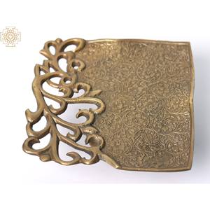 Petit plateau de service design en laiton fait à la main de 5 pouces - Product Image 3