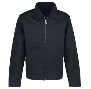 Veste de travail en toile de coton brodée sur mesure pour chauffeur, mécanicien, ou ouvrier, avec fermeture éclair, style décontracté, sport, en sergé - Product Image 1