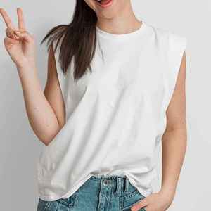 Men's Hip Hop Tank Top ODM Custom Graphic Print Cotton <b>Polyester</b> Sleeveless Streetwear Gym Tee Summer Fashion 2025 - Product Image 6