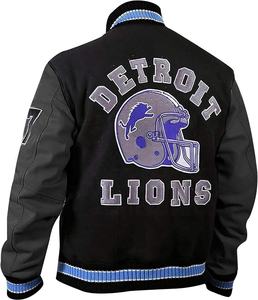 Para Cop Varsity Jacket Hombres Revestimiento de lana Custom Sports Streetwear College - Product Image 6