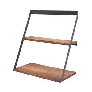 Modern Circular Metal Wall Shelf Round Gold Iron <b>Storage</b> <b>Rack</b> Geometric Floating Bookcase Display Stand for Home - Product Image 2
