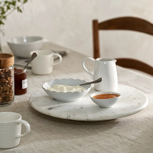 Plateau tournant en marbre Lazy Susan pour organiser les plats, les assiettes et les objets artisanaux – Meilleur prix - Product Image 5