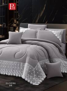 Ensemble de couette Panorama Home Olivera Super King 12 pièces, édition gris ardoise – Vente en gros - Product Image 3