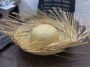 Sombrero Pava de Hoja de Palma al por Mayor para Playa, Viajes, Pesca, con Logotipo OEM, Sombrero Pava de Puerto Rico con Cinta Personalizada - Product Image 6