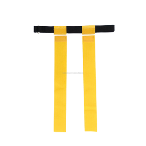 <b>Tag</b> <b>Rugby</b> <b>Belt</b> Set Adjustable Velcro Non Contact Training <b>Rugby</b> <b>Tag</b> <b>Belt</b> with Vinyl <b>Tags</b> for Junior Senior Pro OEM Wholesale - Product Image 2