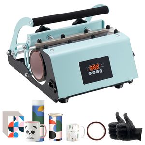 Pressa a Caldo per Tazze da 30oz 110V, Riscaldamento Rapido e Uniforme, con Guanti per Carta e Nastro per Sublimazione, per Stampa su Magliette - Product Image 1