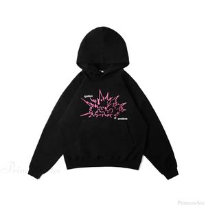 Sudadera con Capucha Negra para Hombre Stssy, Estilo Urbano, Algodón, Corte Regular, Logotipo Estampado en la Parte Delantera, para Otoño - Product Image 3