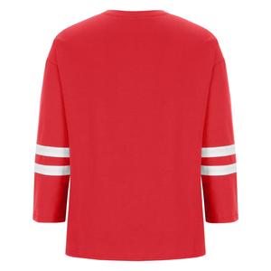 Blusa de Manga Larga para Mujer, Talla Grande, Casual, Lisa, con Hombros Caídos, Antiarrugas, Corte Holgado para Uso Diario - Product Image 2