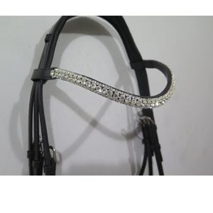 บังเหียนหนังขี่ม้าแบบตะวันตกเย็บติดแฟนซีม้าแข่งม้าคงทนโลโก้ออกแบบได้ตามต้องการ - Product Image 3