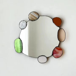 Espejo de marco de aluminio moderno con espejo de pared decorativo de vidrio para sala de estar, dormitorio y pasillo, espejo con marco de vidrio de alta calidad - Product Image 5