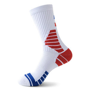 White Crew Athletic <b>Socks</b> Black Toe Running Breathable Eco-Friendly Anti-Slip Nylon Cotton Youth Summer Sports Volleyball Yoga - Product Image 4