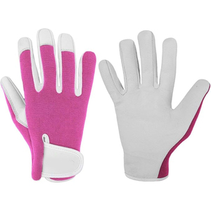 Paire de gants de travail Samroz, gants de jardinage pour femmes et hommes, en cuir - Product Image 4