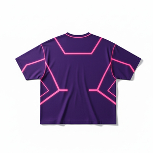 เสื้อยืดคอตตอนหนานุ่มทรงบ็อกซี่สำหรับผู้ชาย เสื้อยืดหนา ทรงหลวมไหล่ตก สตรีทแวร์ พิมพ์โลโก้ได้ตามสั่ง เสื้อเปล่าเรียบง่าย แฟชั่นโอเวอร์ไซส์ - Product Image 3