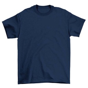 T-shirts pour hommes en coton 100% tricoté surdimensionnés, couleur noire, streetwear - Product Image 4