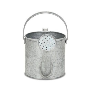 Antique Rustic <b>Galvanized</b> Steel <b>Watering</b> <b>Can</b> Vintage Distressed Metal Garden Pot Zinc-Coated Iron Plant Waterer For Outdoor Home - Product Image 6