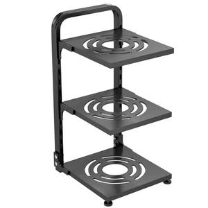 Heavy Duty Modern Wall Mounted Double Tier Multifunction <b>Kitchen</b> <b>Rack</b> Holder Stainless Steel Storage Organizer Utensils Cooking - Product Image 1