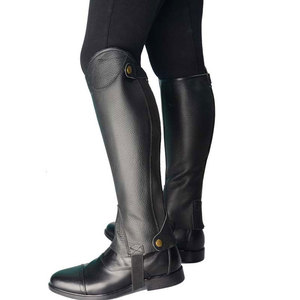 Wholesale High Quality Men Leather Half <b>Chaps</b> Customized Logo Printing Cheap Price Leather Half <b>Chaps</b> - Product Image 2