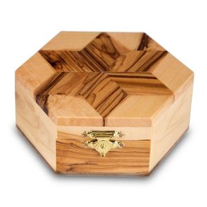 New Fashionable Design <b>Trinket</b> <b>Box</b> Wedding Ring Earring Bracelet Resin Finishing Wooden Jewellery <b>Box</b> Design Usage Item - Product Image 4