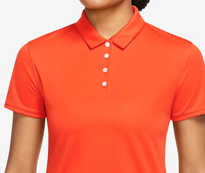 Vêtements personnalisés, polo de golf décontracté pour femmes, manches courtes, style golf, 100% coton, qualité supérieure, vente en gros de polos pour femmes - Product Image 3