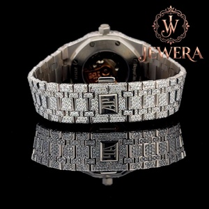 Mossinate Modern Stainless Steel Diamond Watch with Chronograph and <b>Calendar</b> Features for Sports Travel and Daily Wear - Product Image 2
