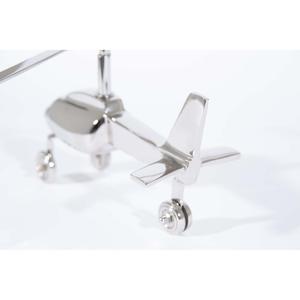 ฐานล้อเฮลิคอปเตอร์แบบมีใบพัดขัดเงา ของตกแต่งโต๊ะห้องนั่งเล่น ของตกแต่งบ้าน รองรับ OEM - Product Image 5