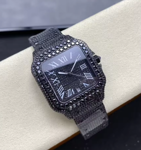 Reloj Automático de Lujo con Diamantes Moissanite Estilo Hip-Hop, de Alta Calidad, Marca C - Product Image 3