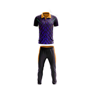 Men's for Heat-Transfer Printed Geometric 100% Polyester Short Sleeve Cricket Jersey Elastic Waist Pants Moisture Wicking - Product Image 3