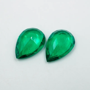 HAYAAT GEMS Par de Esmeraldas Facetadas en Forma de Pera de 8.40 Quilates (2 Piezas) 15x10x5mm para la Elaboración de Joyas - Product Image 6