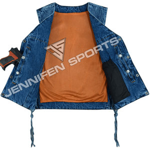 Chaleco de Motocicleta para Mujer 2026, Premium, 100% Algodón, Resistente al Viento, con Cierre de Botones y Cordones Laterales, para Verano e Invierno - Product Image 6