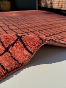 Alfombra Moderna de Lana Abstracta Hecha a Mano, Antideslizante, con Diseño Geométrico, para Sala de Estar, Oficina, Hostelería - Product Image 5