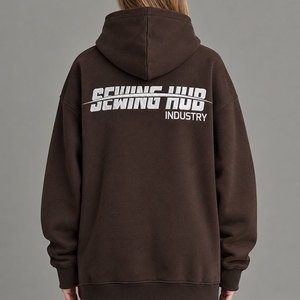 Sudadera con Capucha Extra Grande para Mujer, 450 GSM, Duradera, para Uso en Interiores y Exteriores, con Bolsillo Tipo Canguro y Logotipo Bordado - Product Image 2