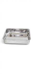 Couvercle de casserole carré en acier inoxydable compatible gaz et induction, écologique, pour buffets d'hôtels et restaurants, diamètre 24 cm - Product Image 2