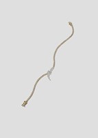 Bracelet tennis en diamants de laboratoire taillés en gros, en or massif 14K 18K, chaîne à maillons pendantes pour mariage, 4,5 carats, serti à griffes, B2B