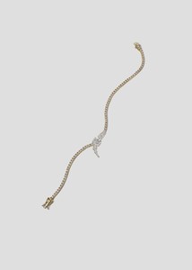 กำไลข้อมือเพชรทรงกลมเพาะเลี้ยงในห้องปฏิบัติการแบบขายส่ง ทองคำแท้ 14K 18K สำหรับเจ้าสาว งานแต่งงาน พร้อมสายโซ่แบบห้อย ราคาโรงงาน B2B - Product Image 5