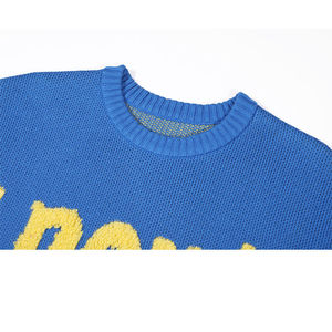 Custom LOGO OEM & ODM <b>Men</b> Sweater Jacquard <b>Pattern</b> Knitwear Pullover Knit Top Winter <b>Jumper</b> Crew Neck <b>Men</b> Knitted Sweater - Product Image 6