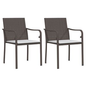 Set da Pranzo da Giardino in Marrone, Nero e Bianco Crema - Product Image 4