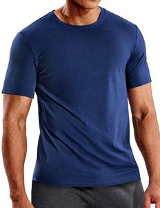 เสื้อยืดดรายฟิตผู้ชาย โพลีเอสเตอร์ 100% ลำลอง แห้งเร็ว ระบายเหงื่อได้ดี คอกลม แขนสั้น สำหรับออกกำลังกาย วิ่ง ว่ายน้ำ - Product Image 1