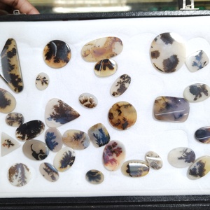 Vente en gros de cabochon d'agate dendritique de qualité supérieure Agate dendritique en forme de mélange pierre précieuse en vrac pour la fabrication de bijoux - Product Image 2
