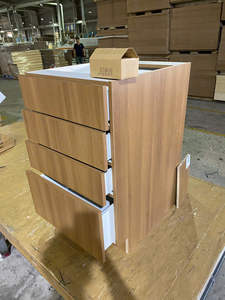 ตู้ครัวไม้แอชแท้ SANYANG ดีไซน์หรูหราทันสมัยอเนกประสงค์ สีน้ำตาลอ่อน - Product Image 2