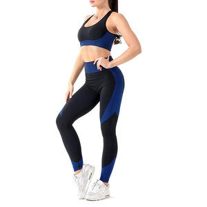 Conjunto de Yoga Sostenible de Alta Elasticidad sin Costuras de 2 Piezas para Mujer, Ropa Deportiva, Leggings de Cintura Alta, Conjunto de Leggings para Gimnasio, Ropa Deportiva a Prueba de Sentadillas - Product Image 3