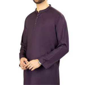 Jubbah 2026 al por Mayor, Ropa Islámica, Daffah Thobe Árabe Saudí para Hombres Musulmanes, Jubbah Árabe de Dubái, Thobes Elegantes y Transpirables - Product Image 2